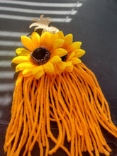 Load image into Gallery viewer, Sunflower earrings
