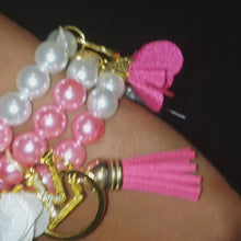 Load and play video in Gallery viewer, 3 piece beaded bracelets with charms
