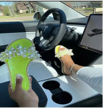 Load image into Gallery viewer, &quot;DIAMONDS AND PEARLS&quot;SANDALS
