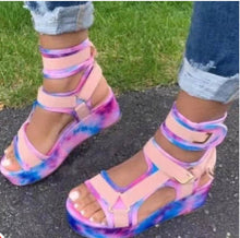 Load image into Gallery viewer, &quot;TIE DYE&quot; WEDGES
