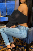 Load image into Gallery viewer, &quot;Feelin Myself&quot; off the shoulder blouse
