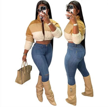 Load image into Gallery viewer, Cropped Puffer Coat
