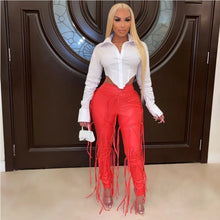 Load image into Gallery viewer, &quot;NO STRINGS ATTACHED&quot;leather pants
