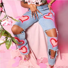 Load image into Gallery viewer, &quot;IT&#39;S ALL LUV&quot; jeans
