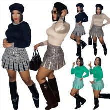 Load image into Gallery viewer, &quot;CHEERLEADER&quot; pleated skirt
