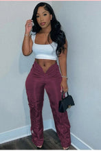 Load image into Gallery viewer, &quot;Tied Down&quot; low waist pants

